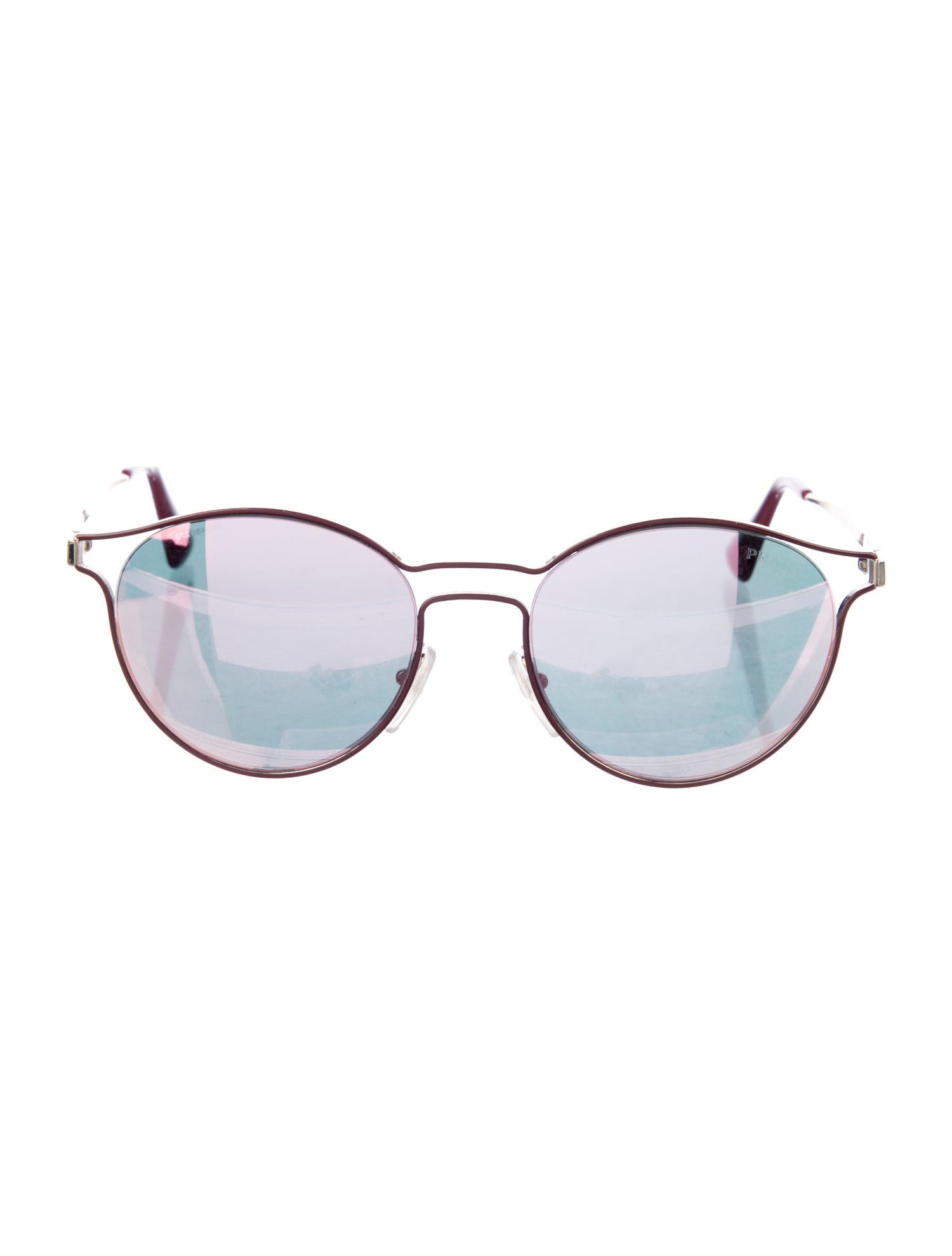 Prada Cat-Eye Mirrored Sunglasses